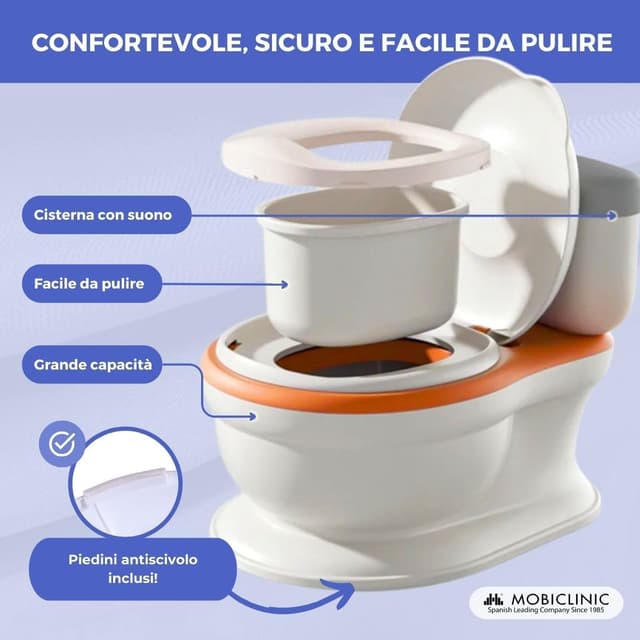 Thumbnail 4 de Mobiclinic Toikid vasino bambini 1-3 anni arancione