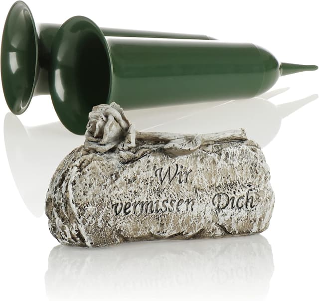 Thumbnail 6 de Pierre commémorative cœur Ange 11x11x9 cm