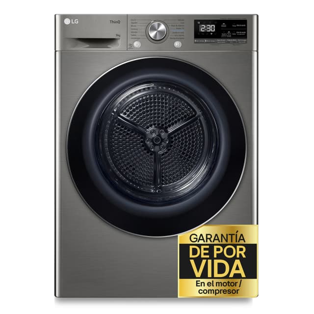 Detalle de LG RH90V9PV2N secadora 9 kg