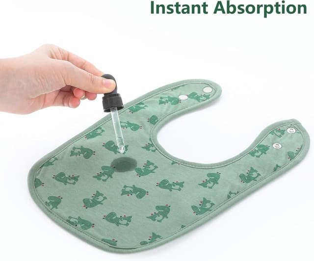 Detalle de Hakochia Waterproof Baby Bibs 10-Pack