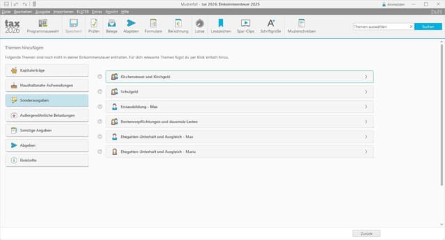 Thumbnail 5 de tax 2026 Steuerprogramm 2025 – Digitaler Download