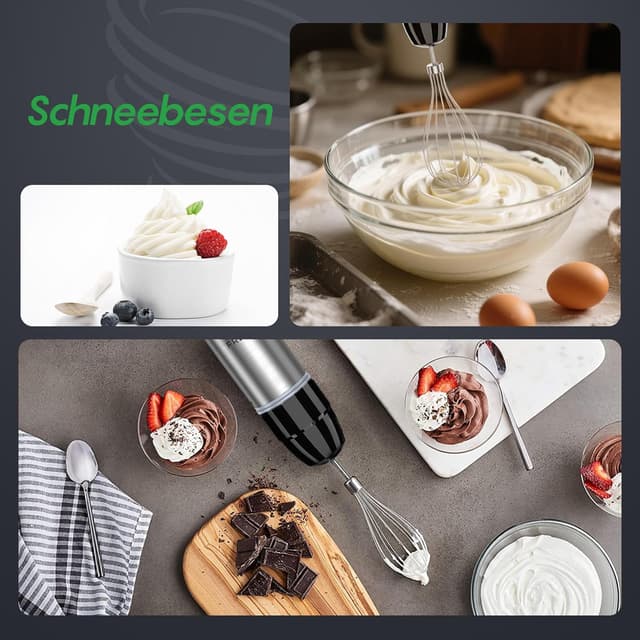 Thumbnail 4 de FRESKO Stabmixer Edelstahl 1000W 4-in-1