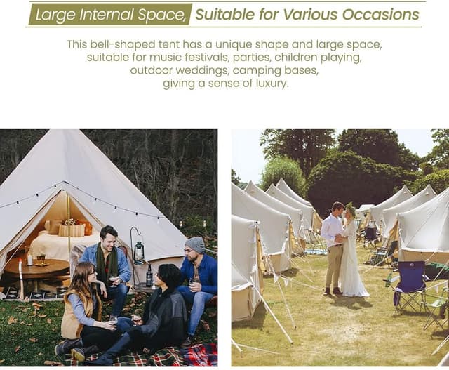 Detalle de FreiZelt Bell Tent Cotton Teepee 3 m