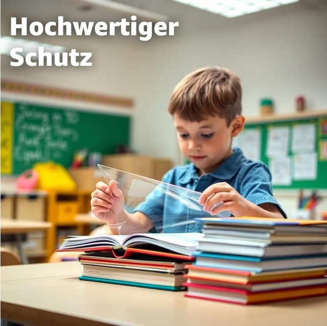 Detalle 2 de Couvertures livres DIN A4 transparentes 15x