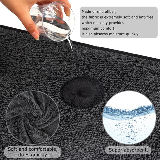 Thumbnail 4 de WUFANC Trockentuch Dusche 6er Pack