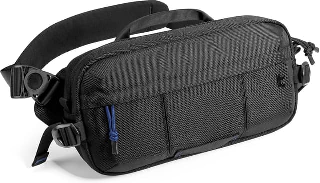 Detalle de tomtoc 5.5L Sling Bag Heavy-duty Tactical (Water-Resistant) for ROG Ally X, Steam Deck, iPad Mini