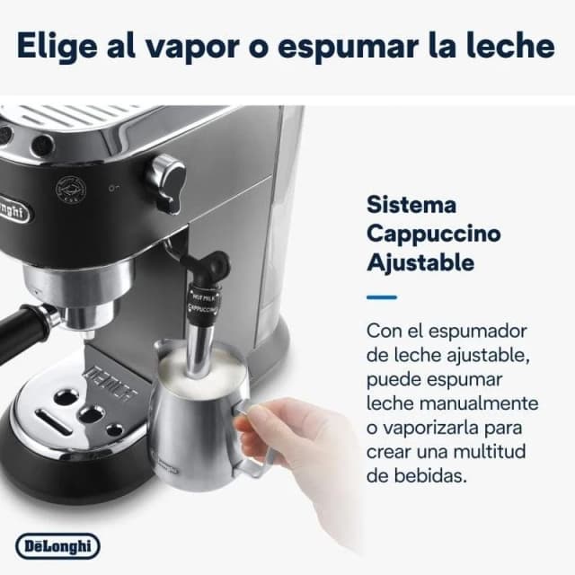 Thumbnail 2 de DeLonghi Dedica EC685.BK Cafetera espresso 15 bar