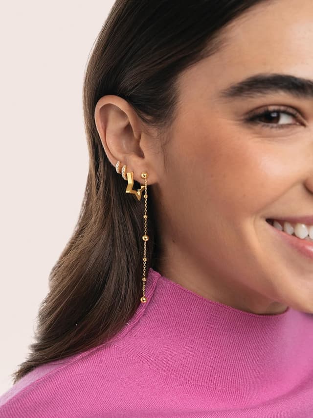 Thumbnail 4 de SINGULARU Cleo M aro 10.4 mm pendiente