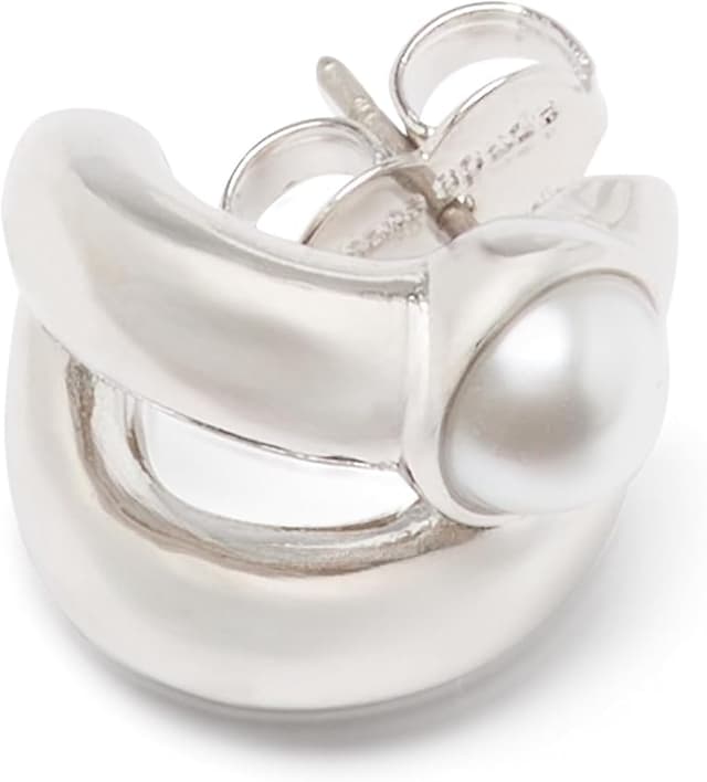 Detalle de Kate Spade New York Aros dobles KEEP SPARKLING redondos plateado