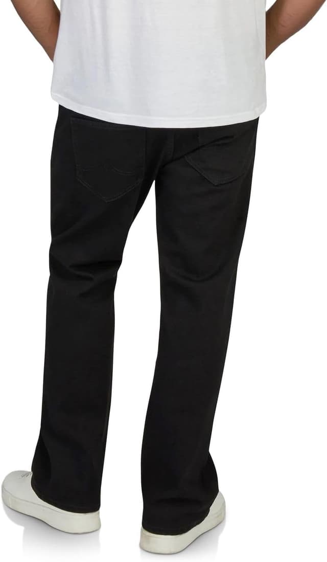 Detalle de MUSTANG Stretch-Jeans Herren Oregon Bootcut in Schwarz oder Blau (Gr. 30–44)