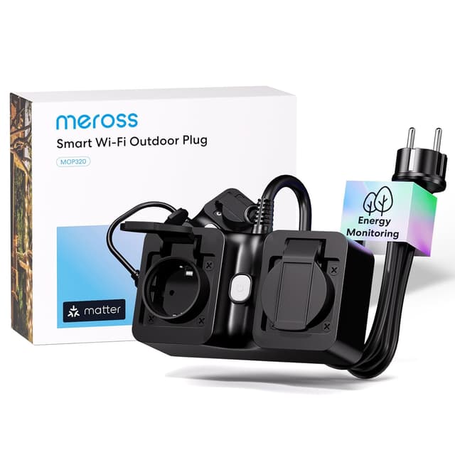 Detalle de Meross WLAN Steckdose Outdoor mit 1,5 m