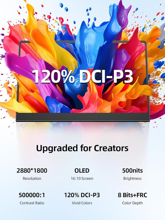 Thumbnail 4 de UPERFECT 14" 3K OLED Portable Monitor 120Hz