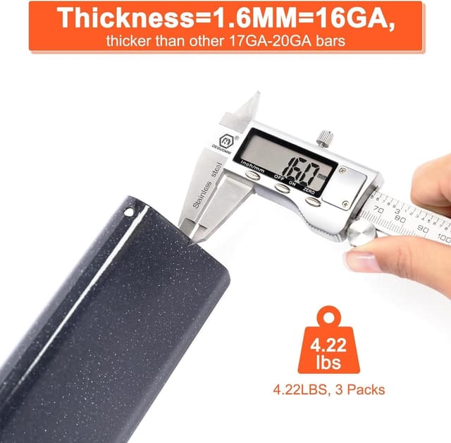 Detalle de GFTIME 7636 Porcelain Steel Heat Plate (Flavorizer) Bars 38.9cm spare parts for Weber Spirit II/LX 300 series