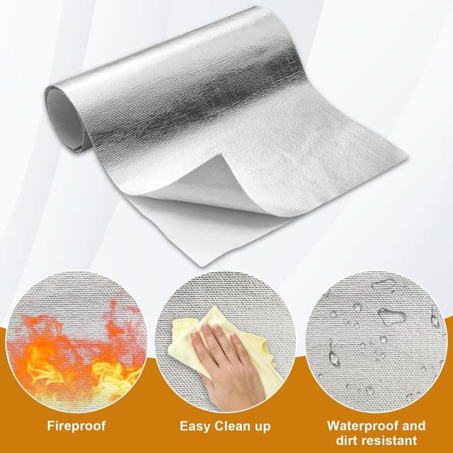 Thumbnail 2 de Aluminisierte Hitzeschutzmatte 60x100 cm