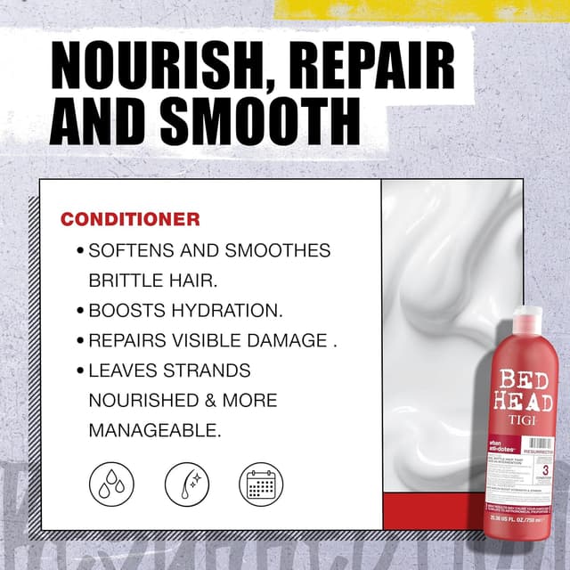 Thumbnail 4 de Bedhead by TIGI Resurrection 2 x 750 ml
