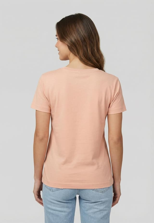 Detalle 2 de Calvin Klein Donna T-Shirt Maniche Corte Archive con scollo a V