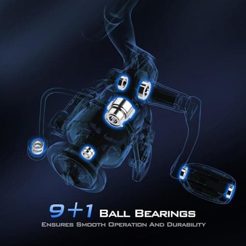 Detalle de KastKing Centron Size 500 spinning reel, 17.5 lb drag 🎣