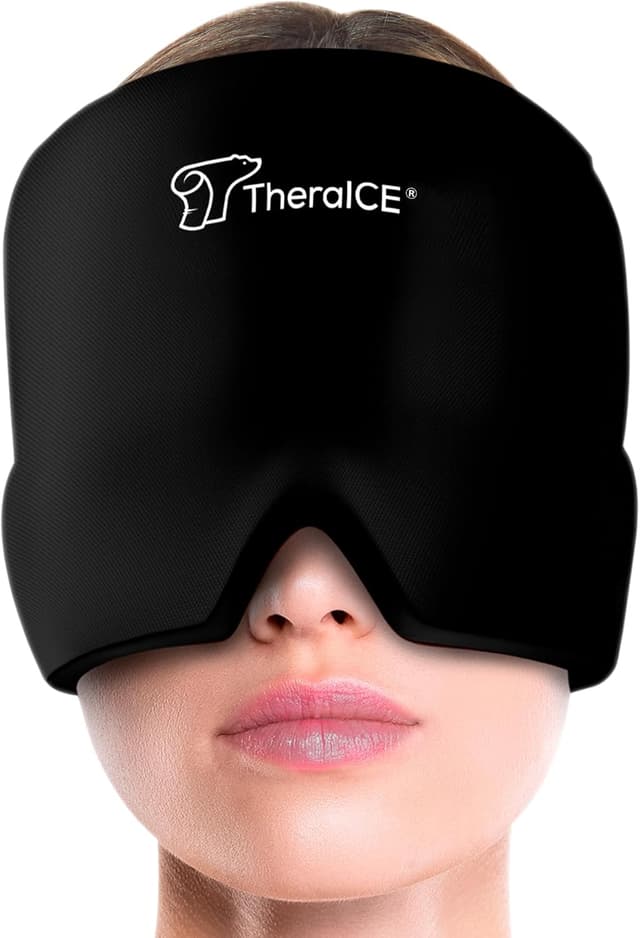 Detalle de TheraICE Migraine Relief Cap Cold Compress Mask