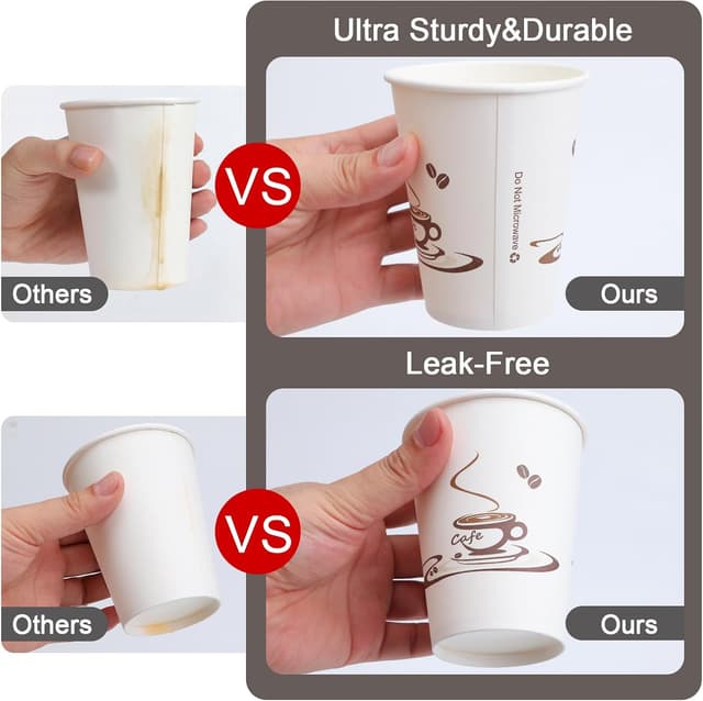 Detalle 1 de Lamosi Coffee Cups 12 oz 240 Pack