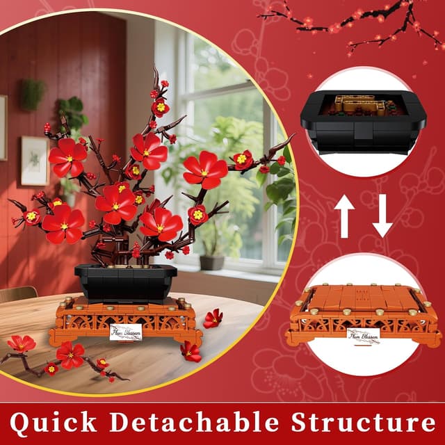 Thumbnail 3 de kiothdre Pflaumenblüte Bauset Blumen