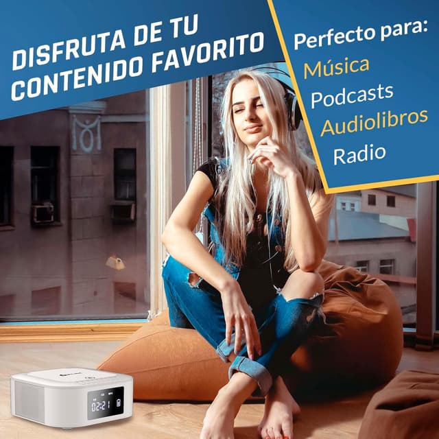 Thumbnail 3 de KLIM Boombox E1 reproductor CD portátil