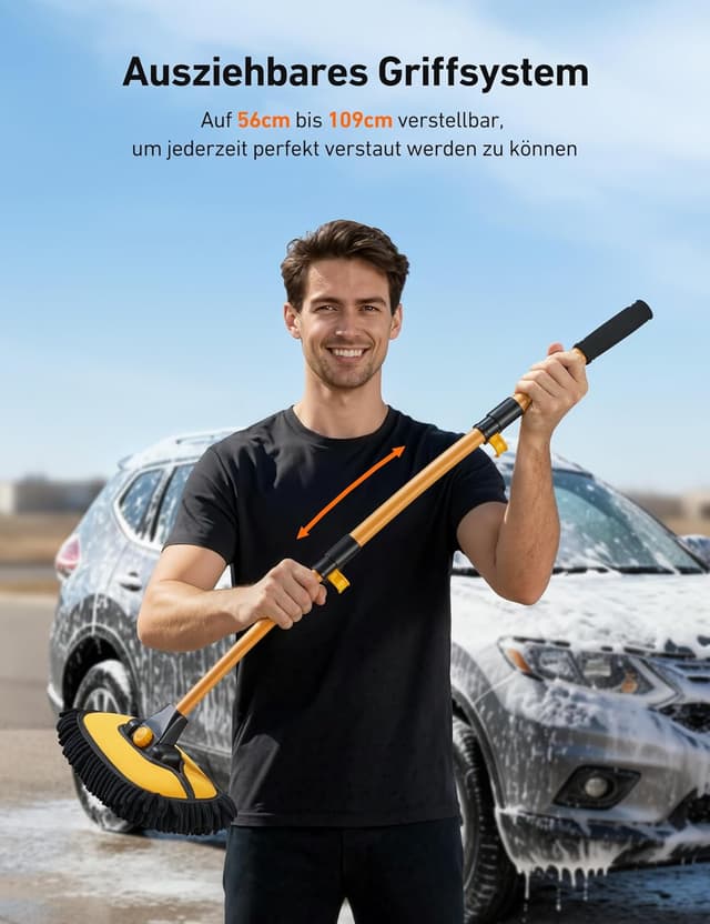 Thumbnail 2 de AstroAI 15°Curve Autowaschbürste