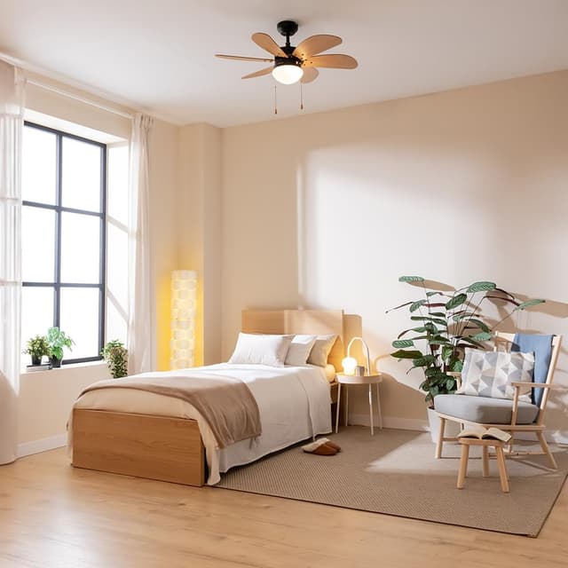 Thumbnail 6 de Cecotec EnergySilence Aero 360 Black&Wood: ventilatore da soffitto con luce 50 W, diametro 92 cm e 3 velocità