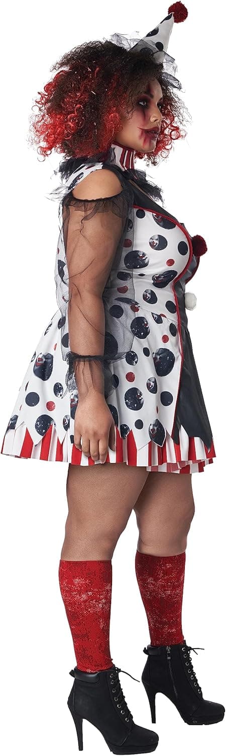 Detalle 2 de Women's Twisted Clown Plus Costume