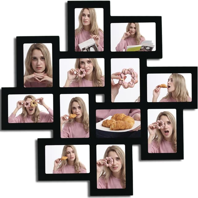 Thumbnail 9 de SONGMICS Collage de Marcos de Fotos 12 Piezas 🖼