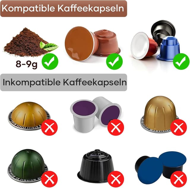 Thumbnail 6 de kejector Tragbare Espressomaschine mit Akku – 3-in-1 für gemahlenen Kaffee und Kapseln, für unterwegs
