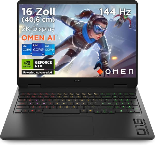 Detalle de OMEN Gaming Laptop 16 Zoll 144 Hz