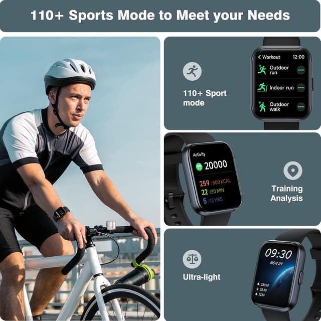 Thumbnail 6 de aeac Smart Watch 1.8in HD touchscreen