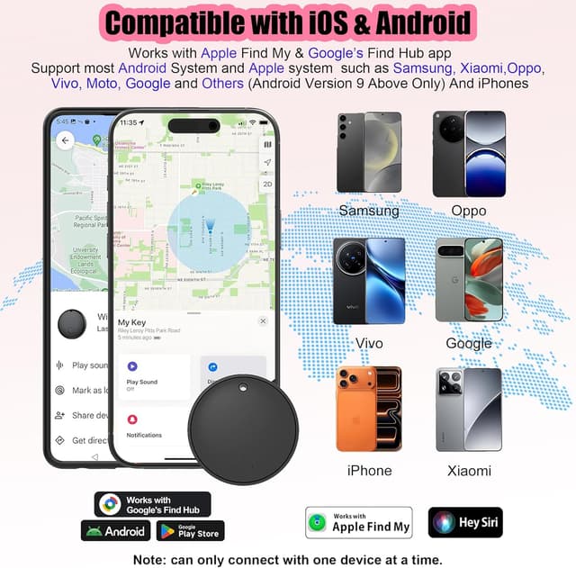 Detalle 2 de GYNGUCI 2026 Air Tracker 4-Pack Bluetooth Tags