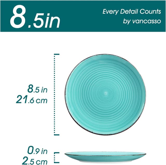 Detalle 2 de vancasso BONITA Speiseteller 6er Set Ø21,5 cm