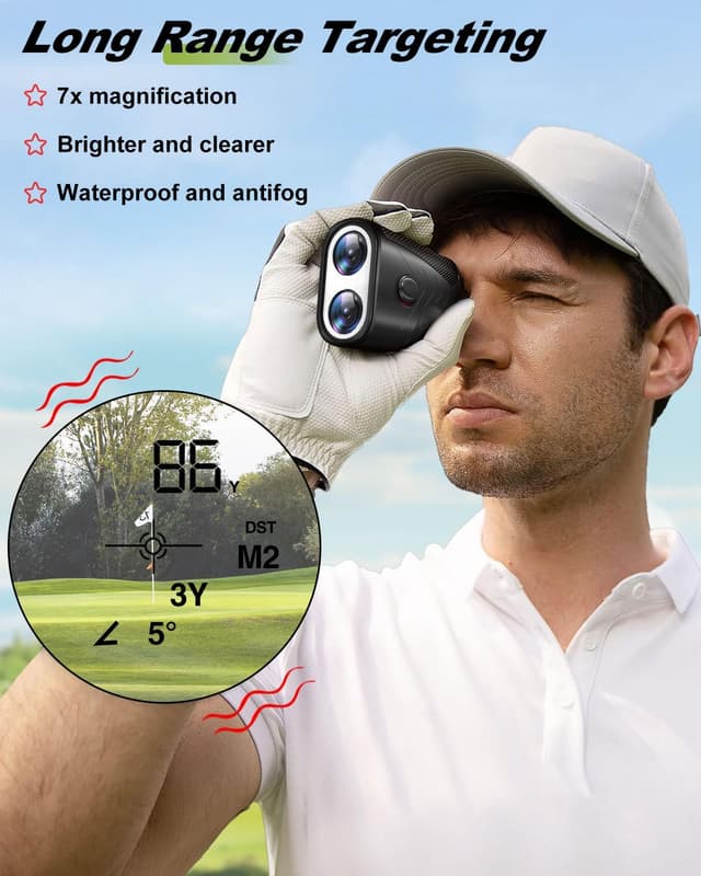 Thumbnail 5 de 1200 Yards Range Finder Golf 7X with Slope