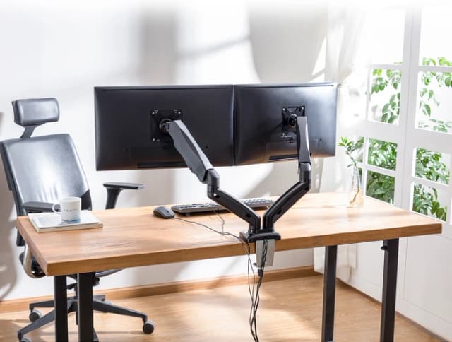 Thumbnail 6 de ACT AC8312 Monitorhalterung für zwei Monitore (Gasfeder, höhen-/tiefenverstellbar)