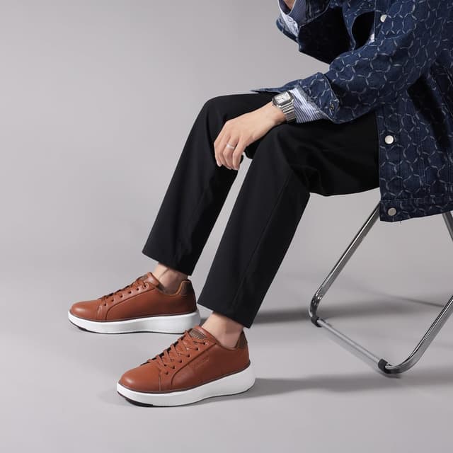 Detalle 2 de ANALEAF men’s fashion trainers casual sneakers – lightweight business-friendly shoes