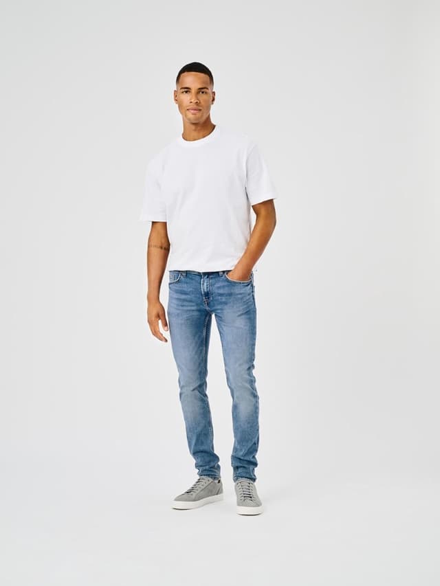 Detalle 2 de Only & Sons Onsloom Life Slim Jog bleu (long) – pantalon casual à coupe slim