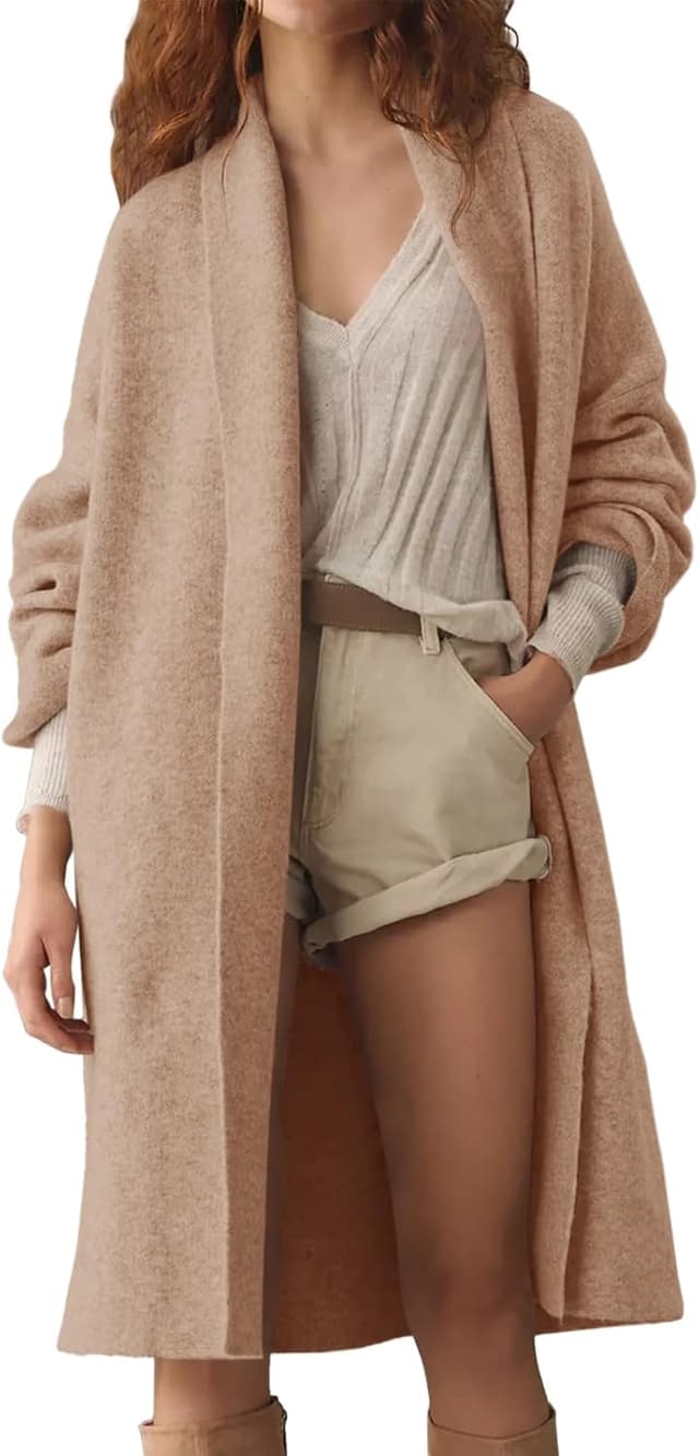 Detalle 2 de Saodimallsu Long Oversized Cardigan Sweater