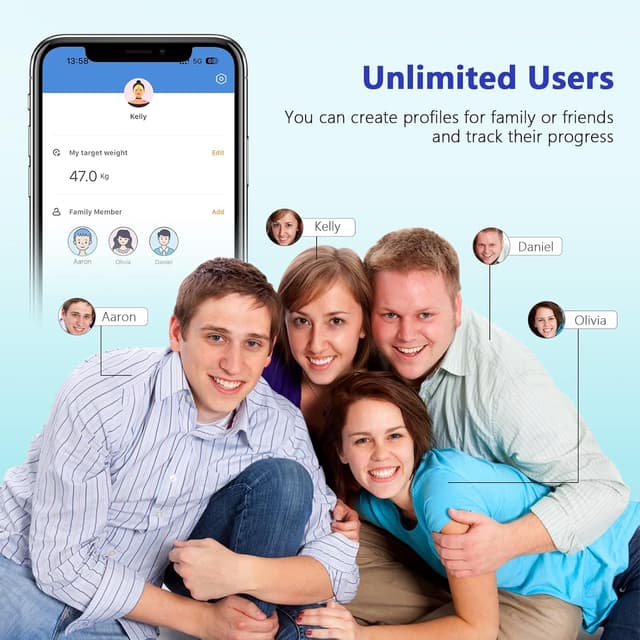 Thumbnail 5 de Diboniur Bascula de Baño Digital Precision Inteligente 180 kg