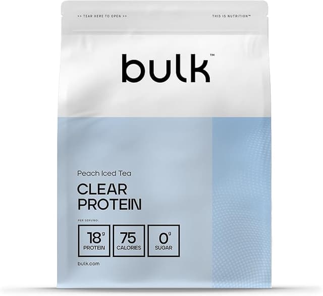 Imagen de Bulk Clear Protein 🍑 - 400 g, 20 porciones, BCAA y más en OfertitasTOP