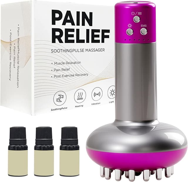 Detalle de Lymphatic Drainage Massager anti-cellulite body sculpting tool with microcurrent, heat, vibration & LED therapy