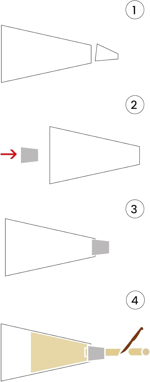 Detalle de Ibili 777000 Set für Kroketten, 10 Beutel
