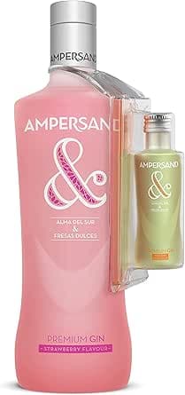 Imagen de Ampersand Gin Fresa 70cl con Miniatura de Regalo 🍓 en OfertitasTOP