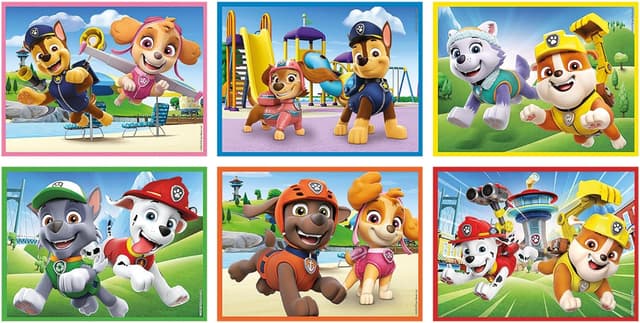 Detalle 2 de Clementoni Paw Patrol 12 Würfel Puzzle Kinder 41194 – Geschicklichkeitsspiel ab 3 Jahren