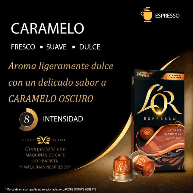 Thumbnail 2 de L'OR Flavours Cápsulas Café Caramelo para Nespresso
