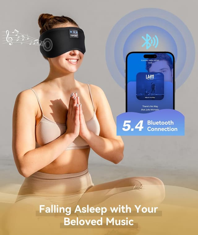 Thumbnail 4 de TOPOINT Sleep Mask Bluetooth 5.4 sleep headphones