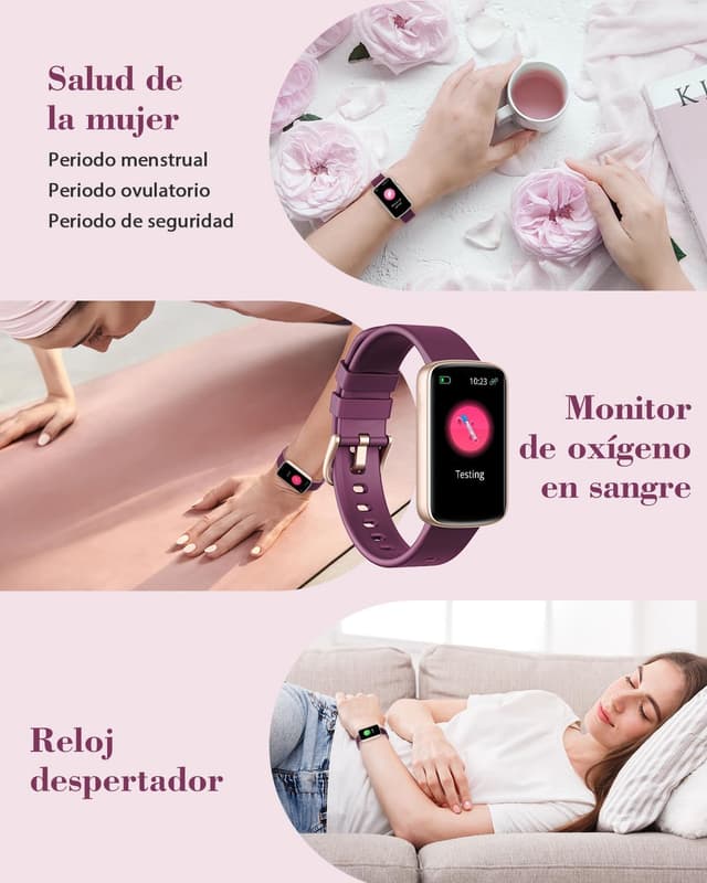 Detalle 2 de SHANG WING Reloj inteligente Mujer 24 modos