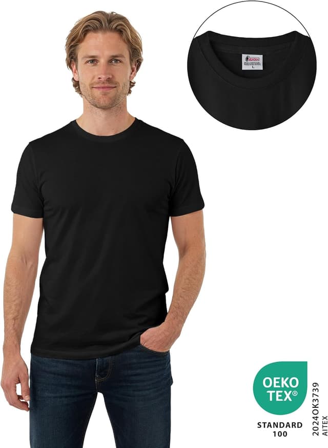 Thumbnail 2 de ALPIDEX T-Shirt da Uomo 5 pezzi Girocollo