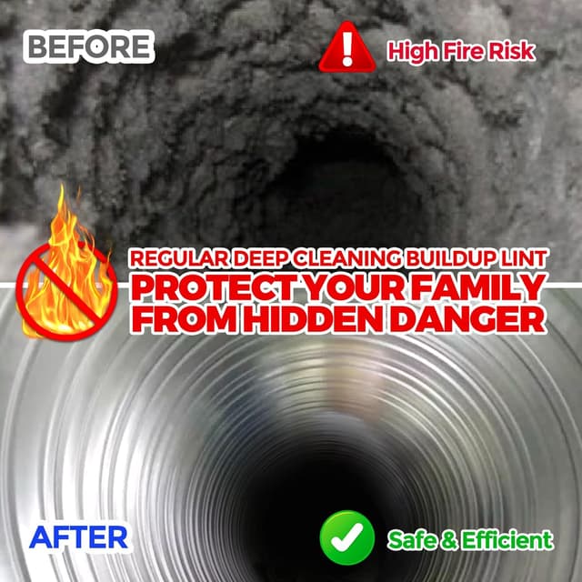 Thumbnail 4 de Holikme 30 Feet Dryer Vent Cleaner Kit